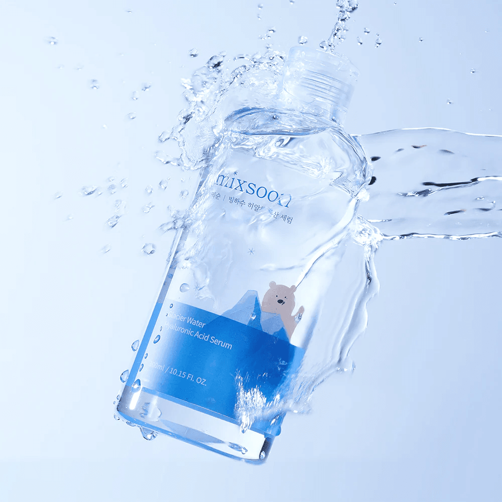 Освежающая сыворотка для увлажнения и сияния кожи лица  Mixsoon Glacier Water Hyaluronic Acid Serum, 300 мл - фото 2
