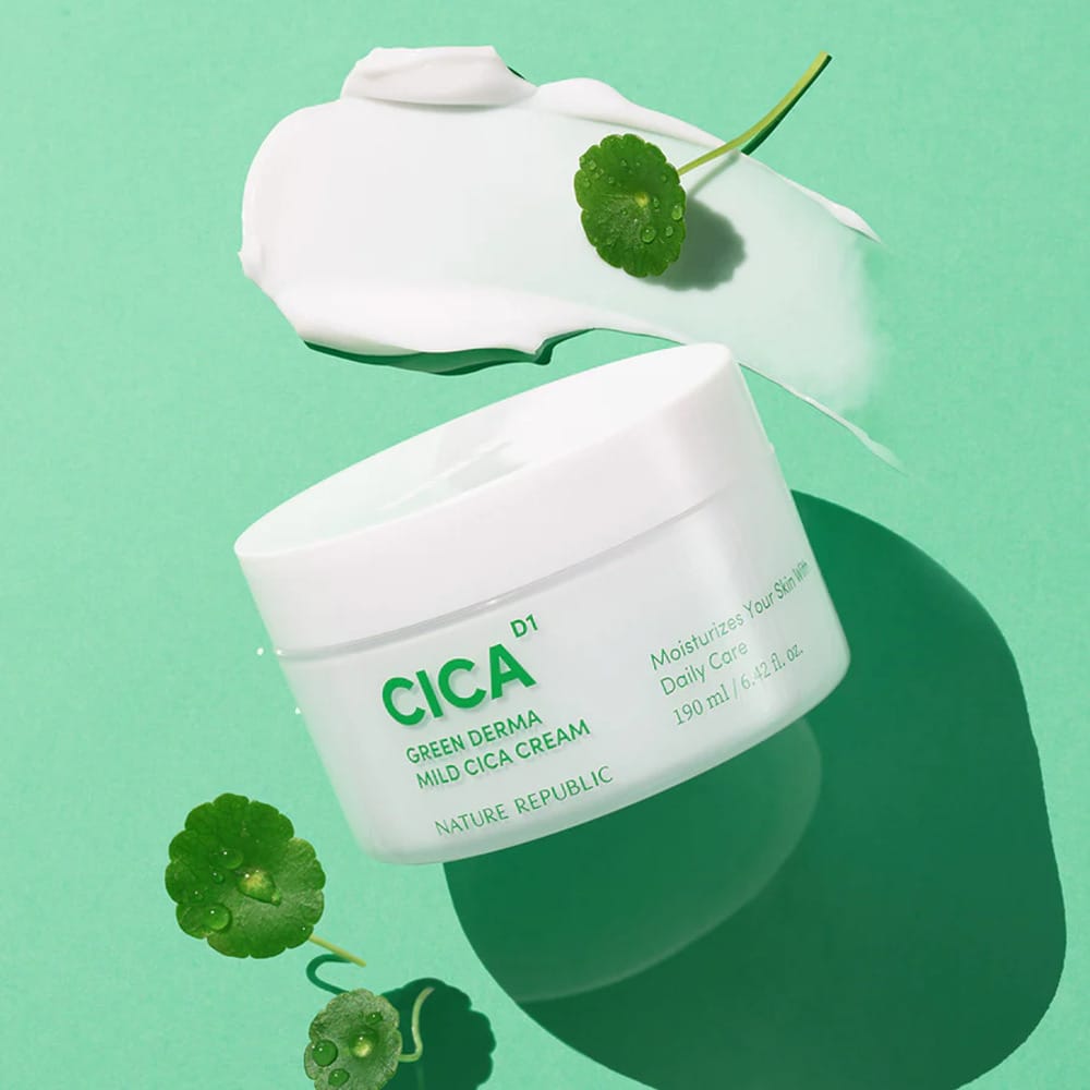 Увлажняющий крем для лица и сухих зон тела Green Derma Mild Cica Cream, 190 мл - фото 2