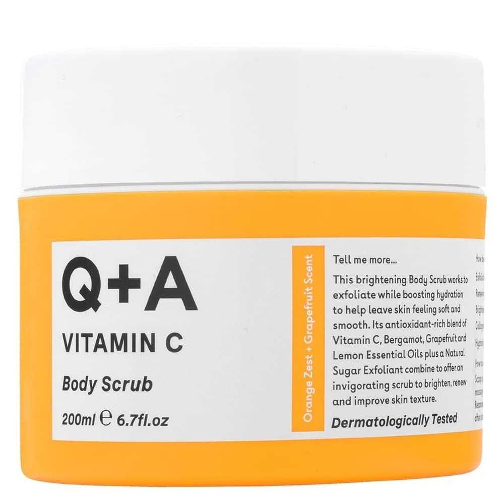 Q+A Саxарный скраб для тела Q+A Vitamin C, 200 мл