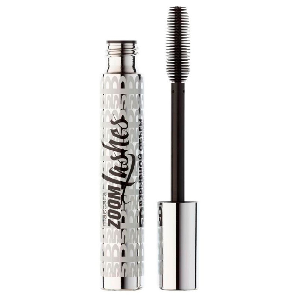 Тушь для ресниц Zoom Lashes 5D взрывной объем, тон Черный, 12 мл