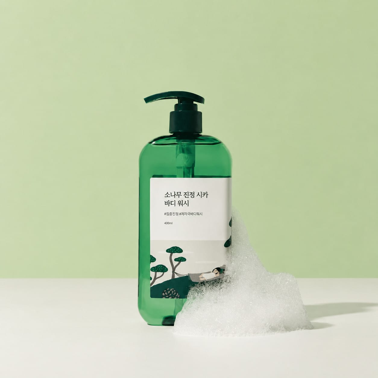 Успокаивающий гель для душа Pine Calming Cica Body Wash, 400 мл - фото 4