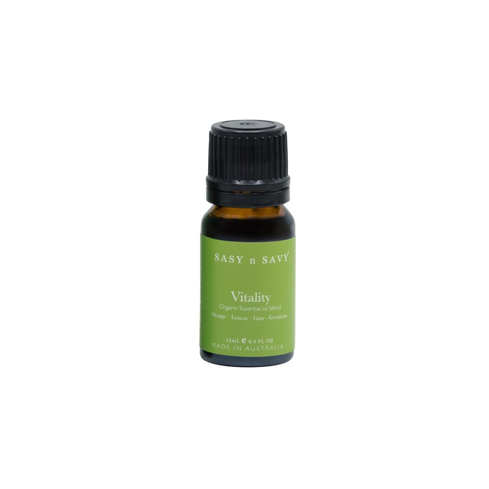 Смесь эфирных масел (сладкого апельсина, лимонного, лайма, гераниевого) Vitality Organic Essential Oil Blend, 12 мл