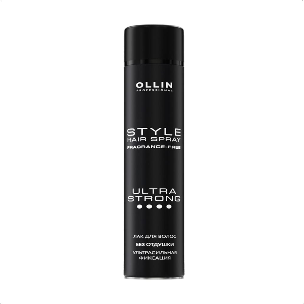 Ollin Style Лак для волос ультрасильной фиксации без отдушки