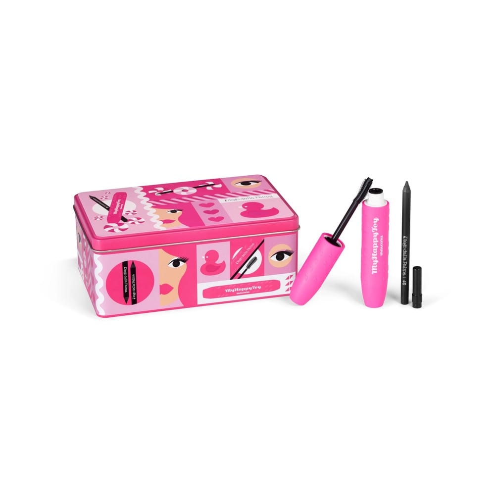 Набор косметический(Тушь для ресниц с эффектом 5D MyHappyToy Mascara, тон 152, 13 мл+Водостойкий карандаш для глаз Waterproof Eye Pencil, тон 40, 1.2 г)