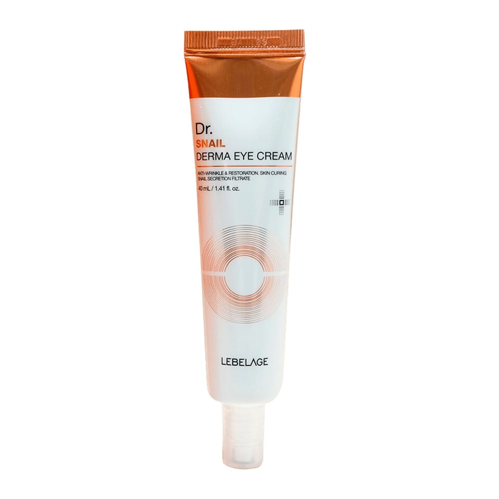 Разглаживающий крем для кожи вокруг глаз с муцином улитки LEBELAGE Dr. SNAIL DERMA EYE CREAM
