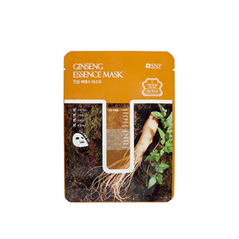 Ginseng Essence Маска тканевая с экстрактом корня женьшеня выравнивающая цвет лица, 25мл