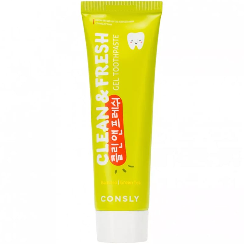 Гелевая зубная паста Clean&Fresh с экстрактами бамбука и зеленого чая, 105 г