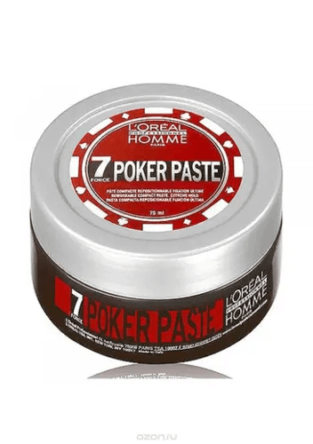 L`Oreal Professionnel Homme Паста моделирующая Poker Paste, 75 мл