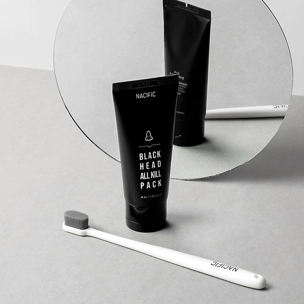 Очищающая маска с углем против черных точек на лице Blackhead All Kill Pack, 40 мл - фото 2