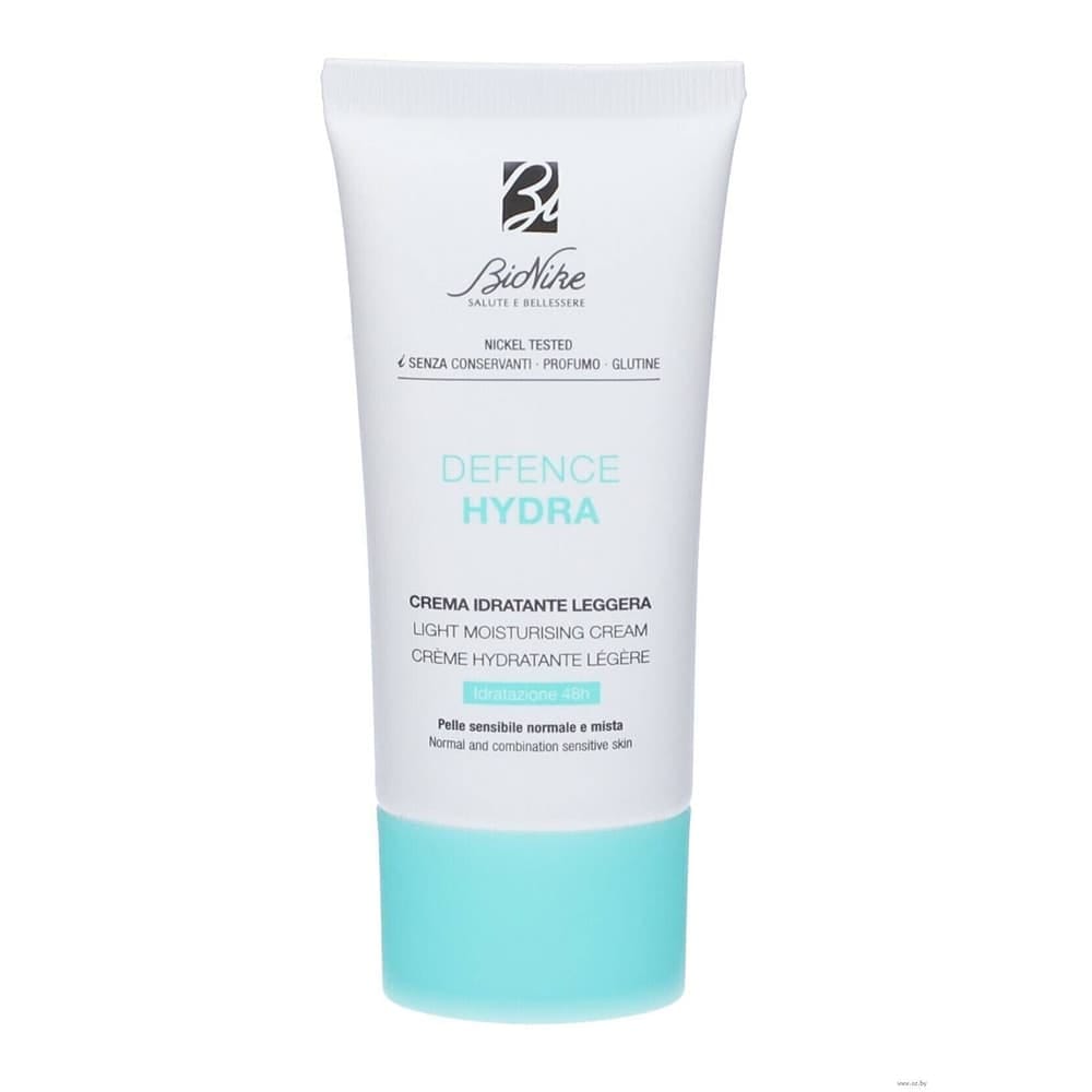 BioNike Крем увлажняющий для лица DEFENCE HYDRA light moisturising cream, 50 мл
