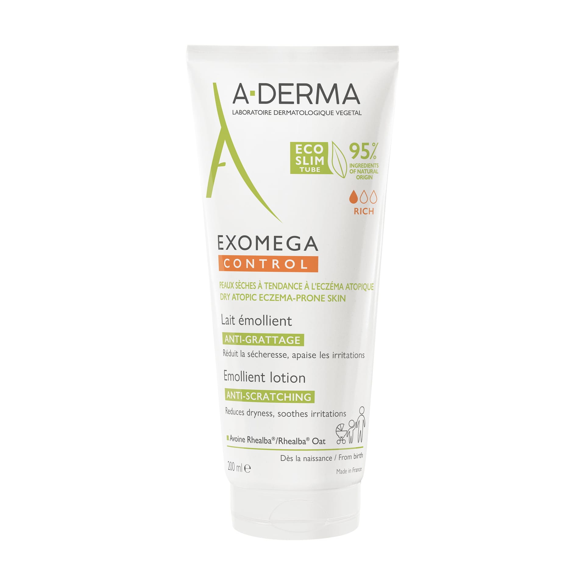 Смягчающий лосьон для лица и тела Exomega Control Emollient Lotion