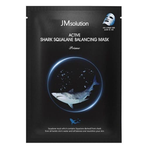 Балансирующая и питательная тканевая маска для лица Active Shark Squalane Balancing Mask Prime, 30 мл