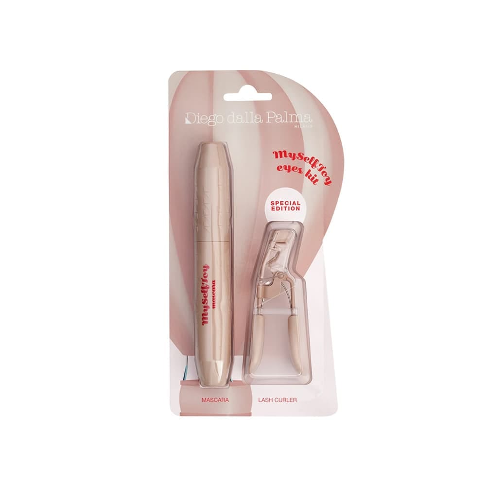 Набор косметический: Тушь для ресниц с действием 6D MySelfToy mascara, 13 мл, тон 154 +Керлер