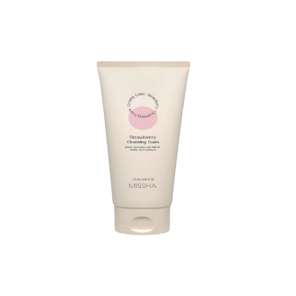 Пенка для умывания Missha Creamy Latte Cleansing Foam (Strawberry), 172 мл