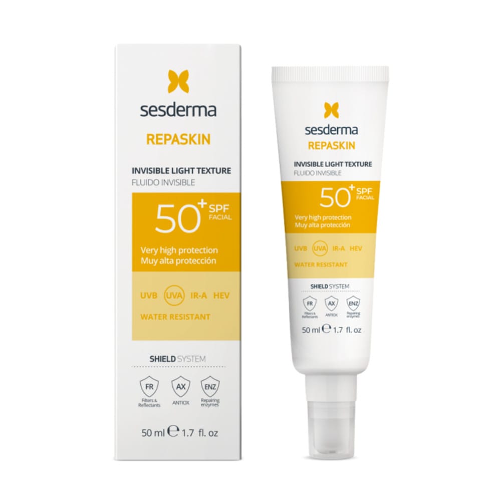 Sesderma Repaskin Солнцезащитное средство для лица сверхлегкое SPF50 50мл