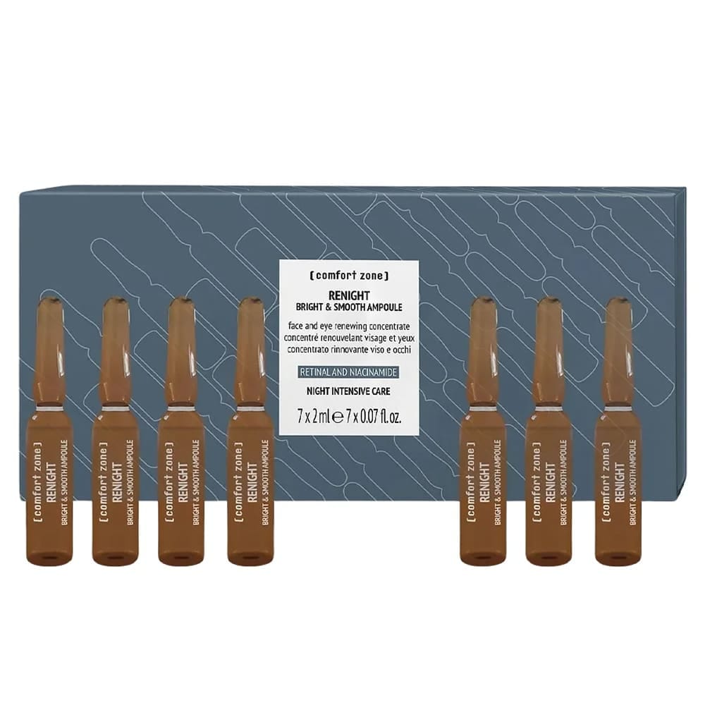 Ампулы "Сияние и гладкость" - RENIGHT BRIGHT & SMOOTH AMPOULES 7 шт. х 2 мл