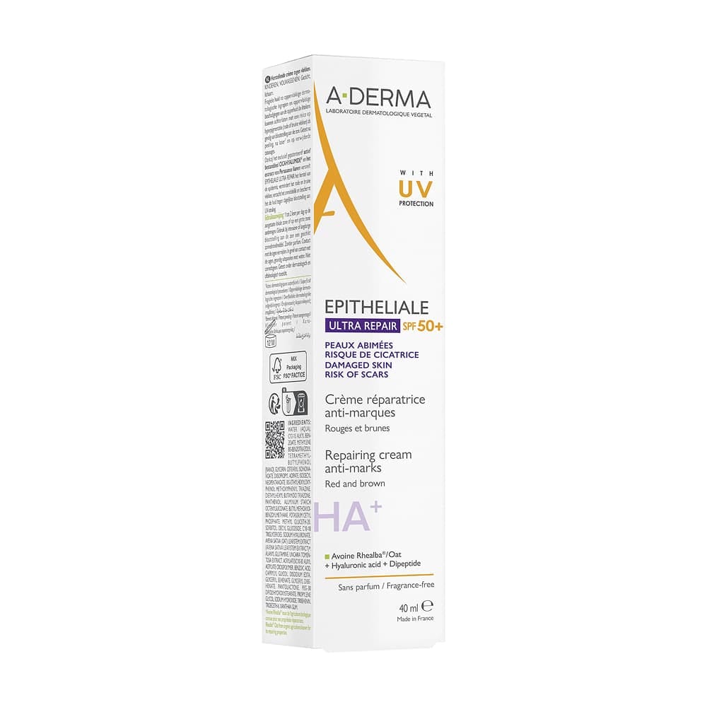 A-Derma Epitheliale Ultra Repair Восстанавливающий крем с SPF 50+, 40 мл - фото 3