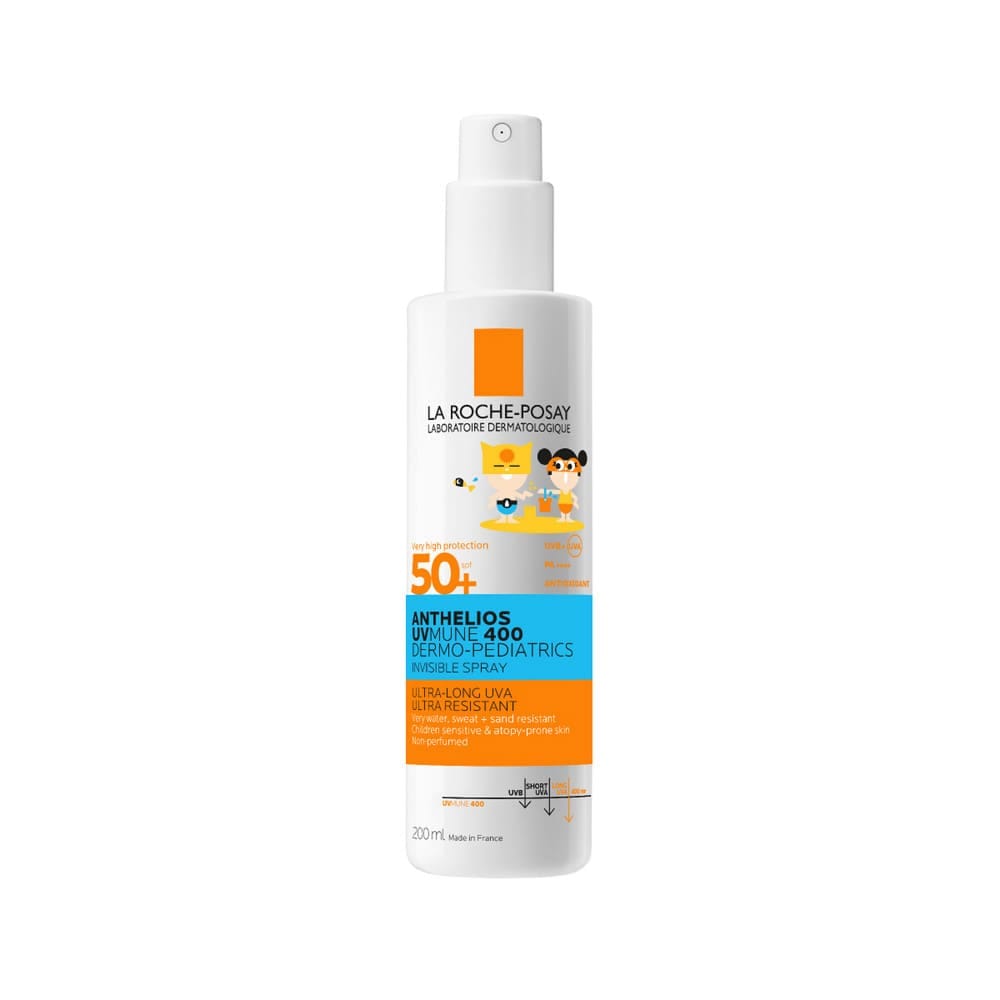 La Roche-Posay ANTHELIOS UVMUNE 400 Dermo-pediatrics Солнцезащитный детский спрей для лица и тела SPF50+/PPD 27, 200мл