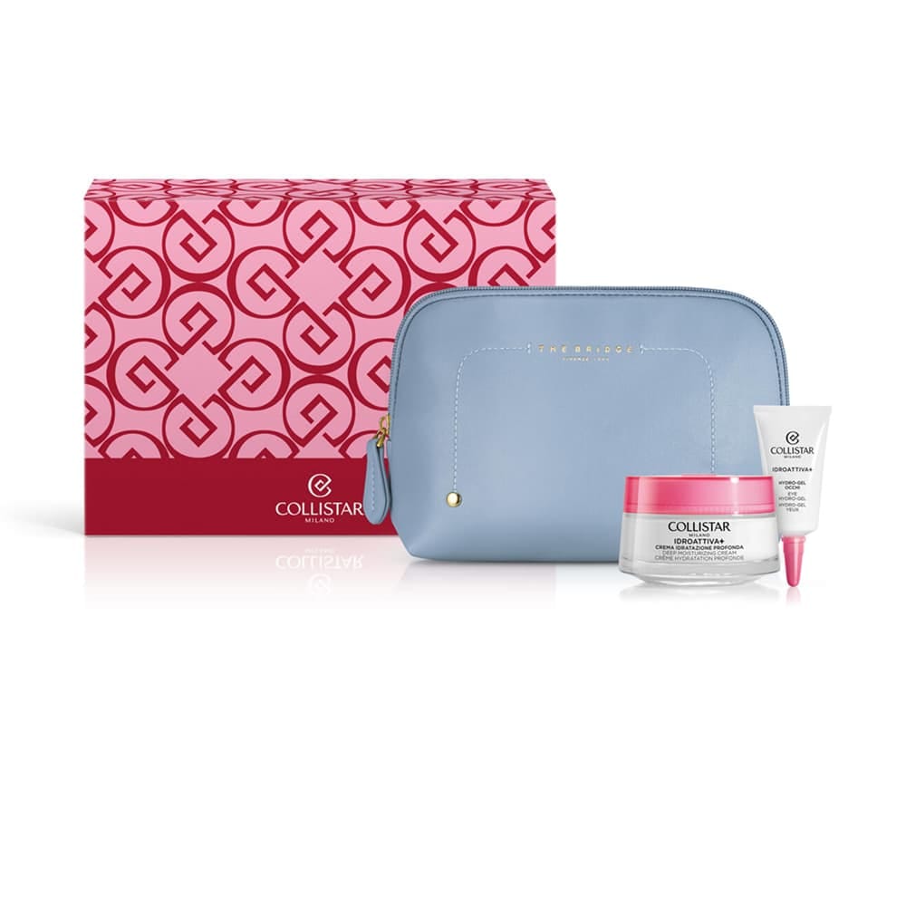 Косметический набор (Глубокоувлажняющий крем для лица IDROATTIVA+/Deep Moisturizing Cream, 50мл+Гидрогель для кожи вокруг глаз IDROATTIVA+/Eye Hydro-Gel, 5 мл+Концентрат-автозагар  для лица сверхбыстрый эффект Face Magic Drops, 1,5 мл)