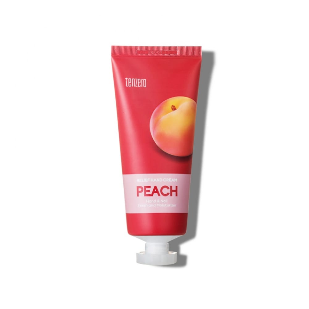 Крем для рук и ногтей увлажняющий Tenzero Relief Hand Cream Peach, 100 г
