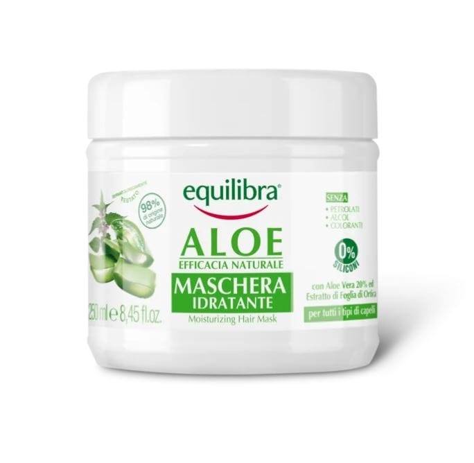 Увлажняющая маска для волос Aloe Maschera Idratante, 250 мл