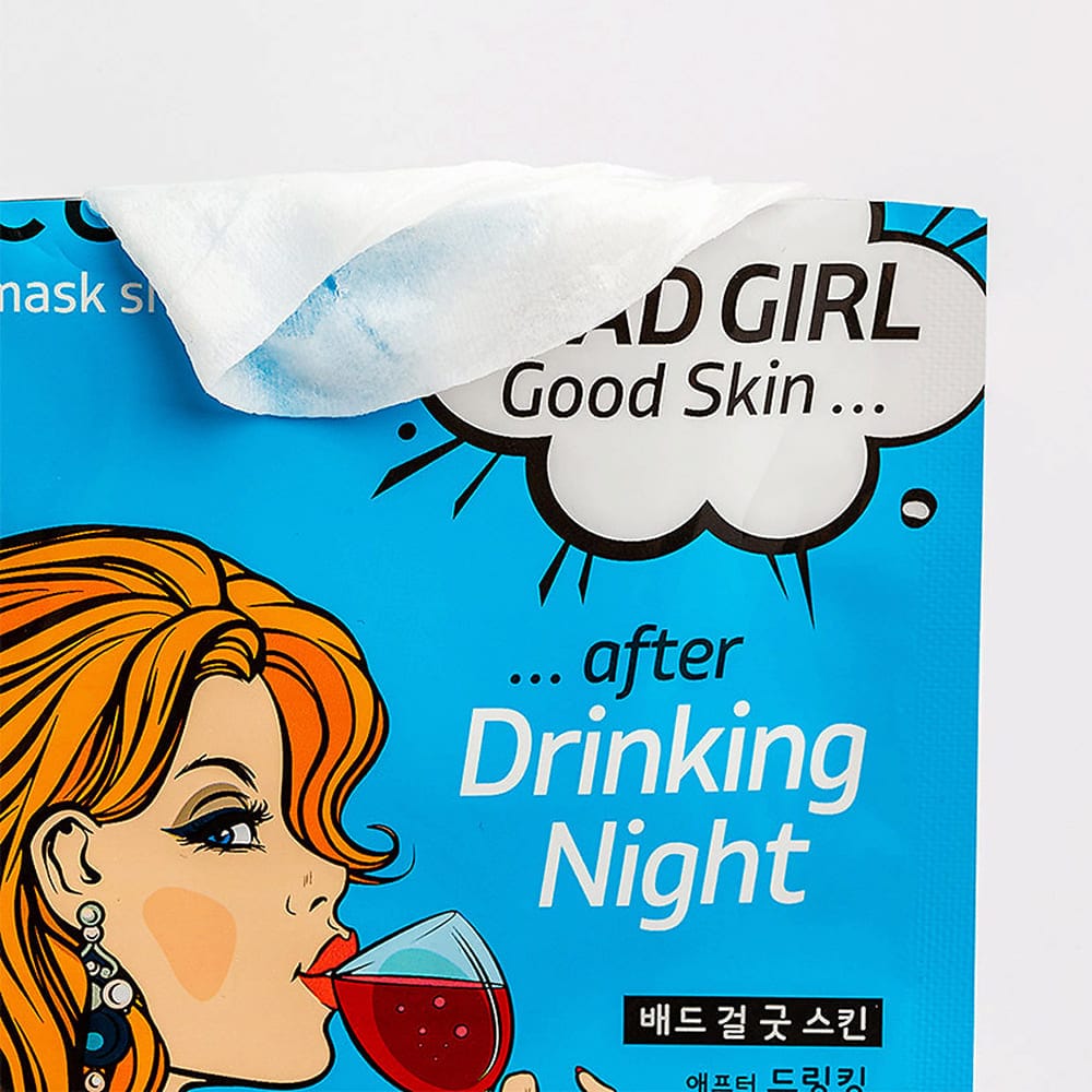CONSLY Тканевая маска BAD GIRL - Good Skin после вечеринки, 23мл - фото 3