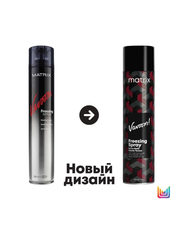 Лак-спрей экстрасильной фиксации Matrix Vavoom Freezing Spray Extra Hold, 500 мл - фото 2