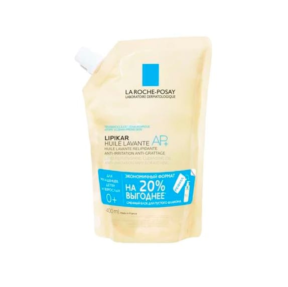 La Roche-Posay Lipikar AP+ Oil Масло липидовосполняющее смягчающее  для ванной и душа, 500 мл