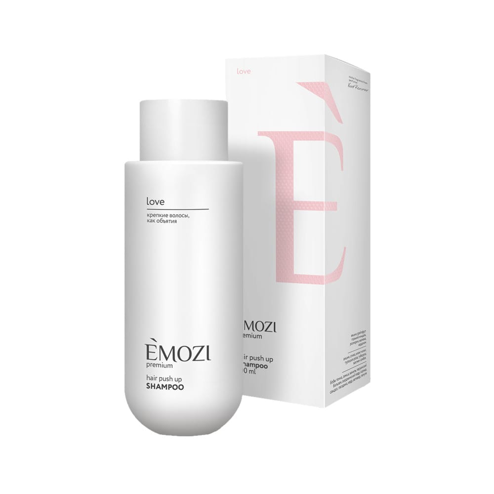 Шампунь для ослабленных и тонких волос Emozi Premium "Love" Hair Push Up Shampoo, 400 мл - фото 2