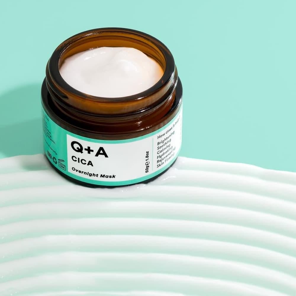 Q+A Успокаивающая ночная маска для лица Q+A Cica Overnight, 50 г - фото 3