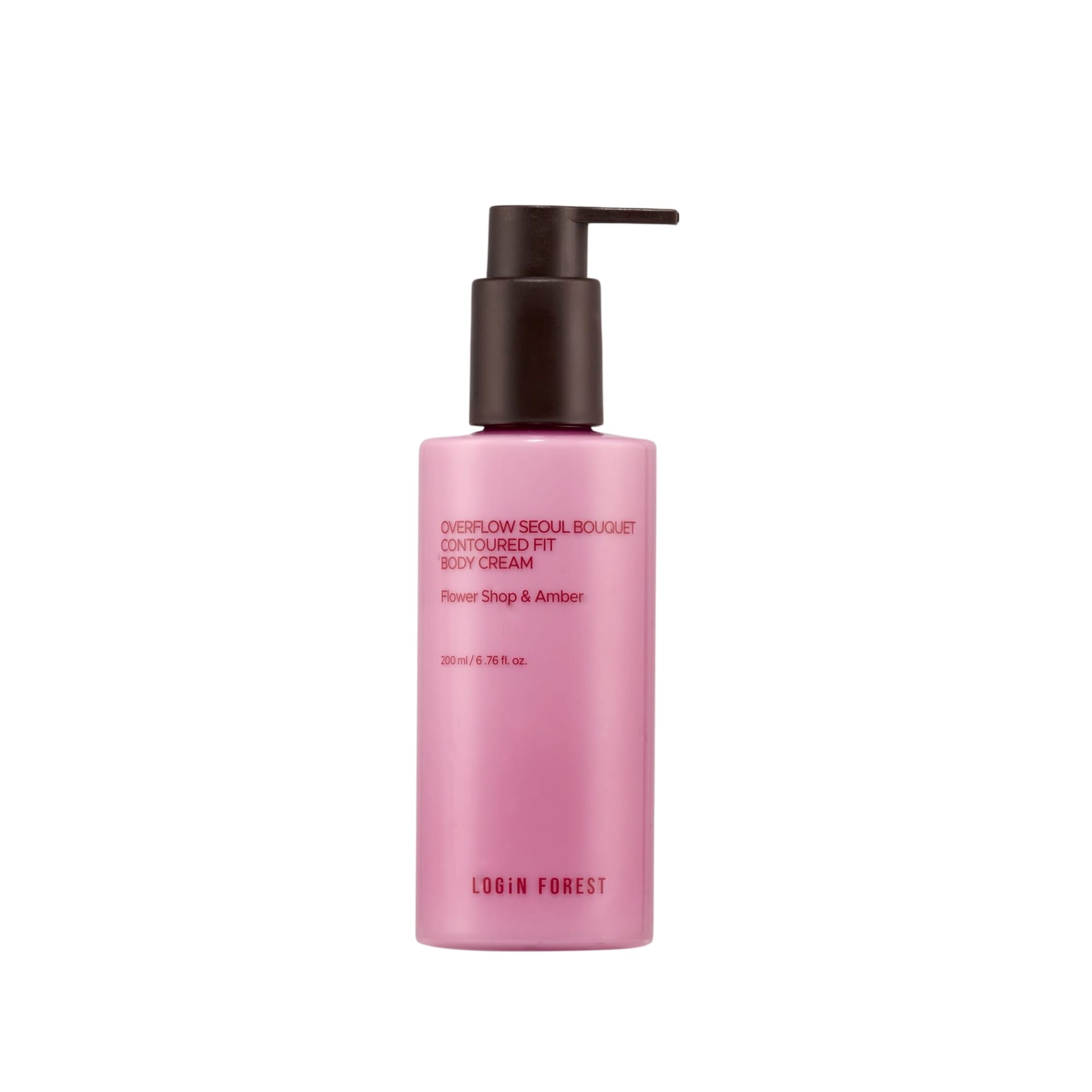 Крем для тела увлажняющий, моделирующий Login Forest Overflow Seoul Bouquet Contoured Fit Body Cream, 200 мл