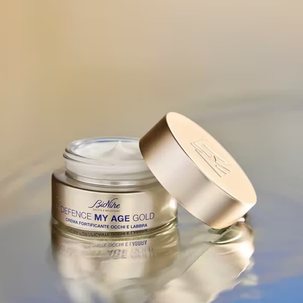 BioNike Укрепляющий крем для век и губ DEFENCE MY AGE GOLD fortifying eyes and lips cream, 15 мл - фото 3