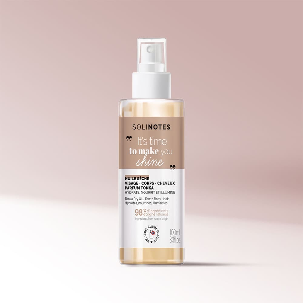 Сухое масло для лица, тела и волос с ароматом бобов тонка Solinotes Tonka Bean Dry Oil, 100 мл - фото 2