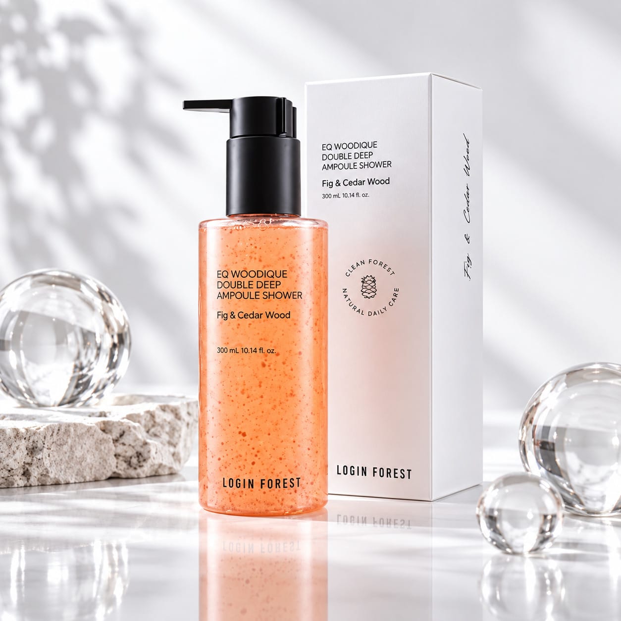 Гель для душа увлажняющий Login Forest Fig Woodique Moisture Wash, 400 мл - фото 3