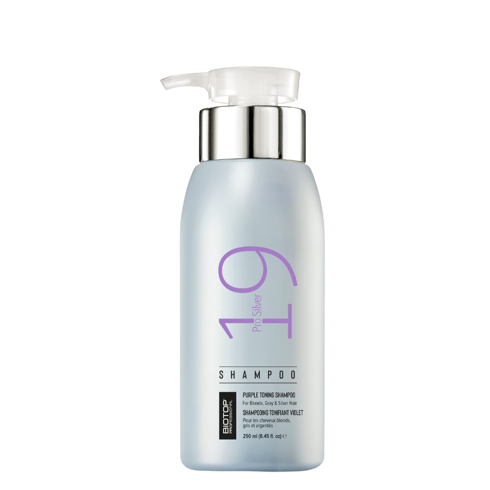 Шампунь против желтизны волос Biotop 19 Pro Silver Shampoo, 250 мл