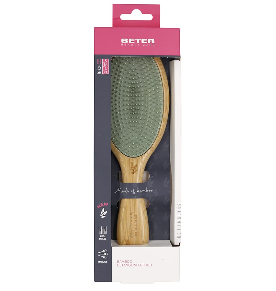 Расческа для волос массажная Bamboo Detangling Brush