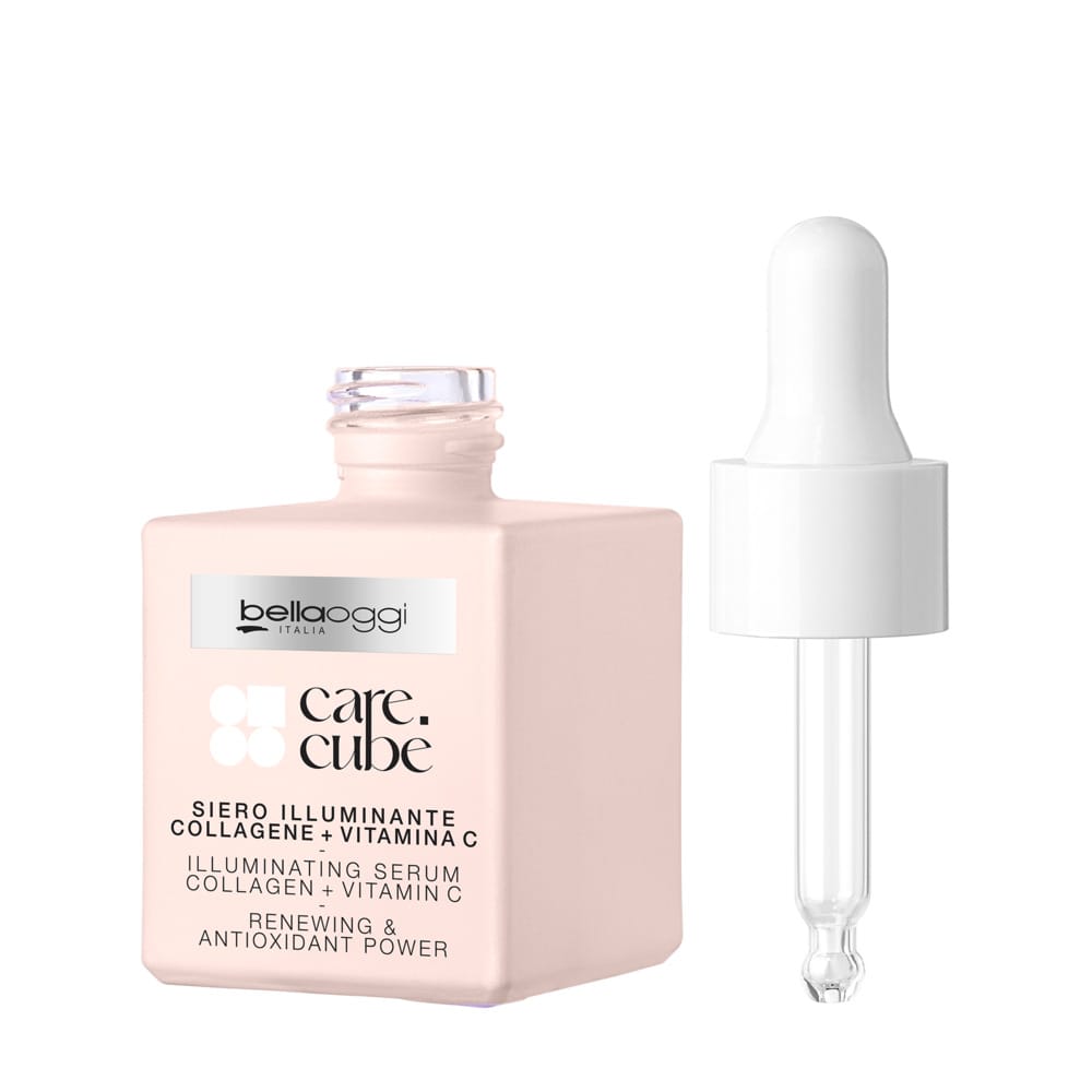 Сыворотка для лица с коллагеном и витамином С, придающая коже сияние Care Cube/Illuminating Serum Collagen + Vitamin C 30мл - фото 3