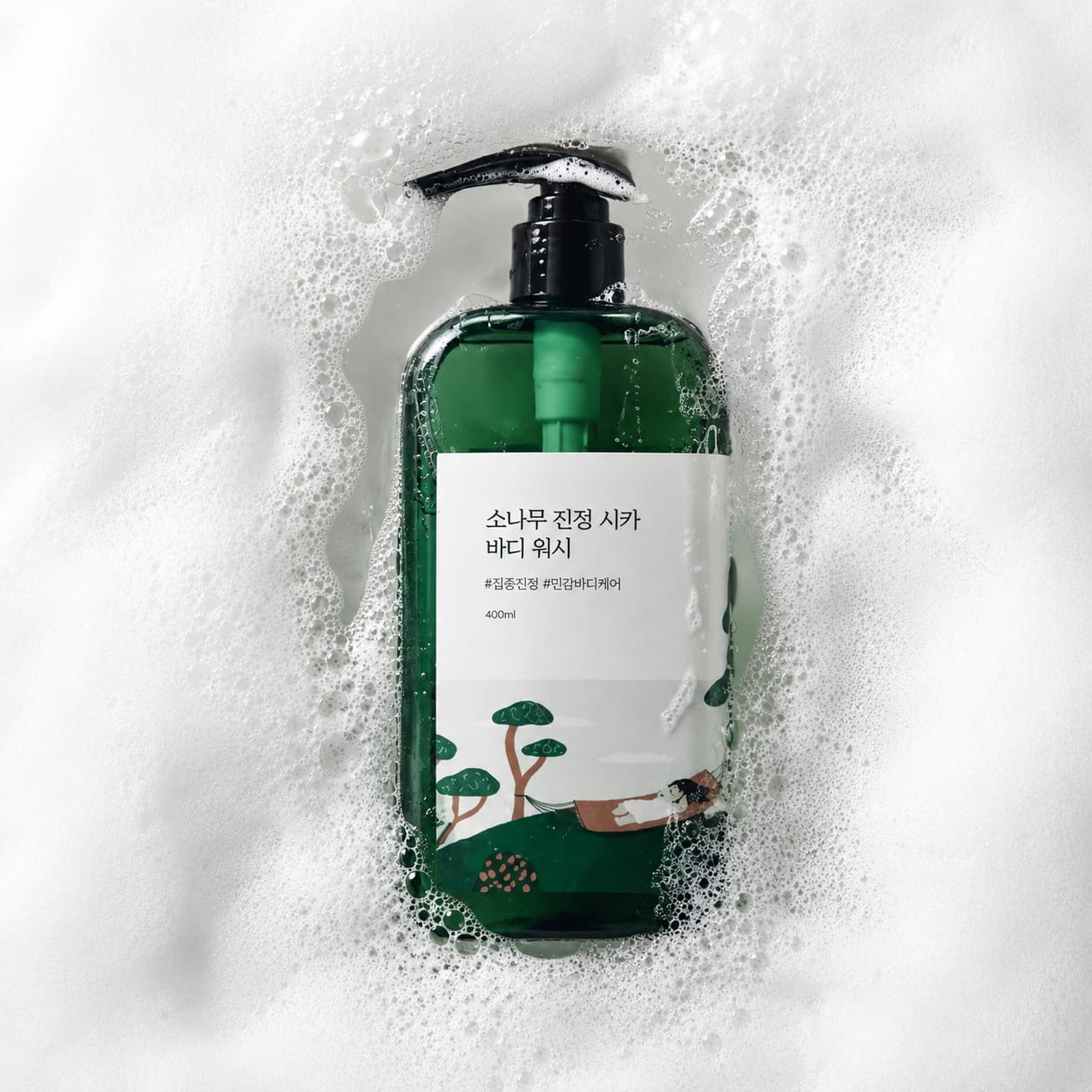 Успокаивающий гель для душа Pine Calming Cica Body Wash, 400 мл - фото 2