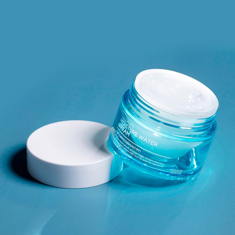 Увлажняющий, укрепляющий крем для лица Tenzero Collagen Moisture Water Cream, 50 г - фото 4