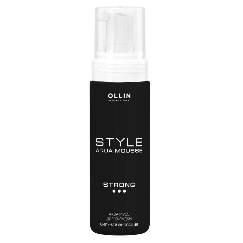 Ollin Style Аква мусс для укладки сильной фиксации 150мл