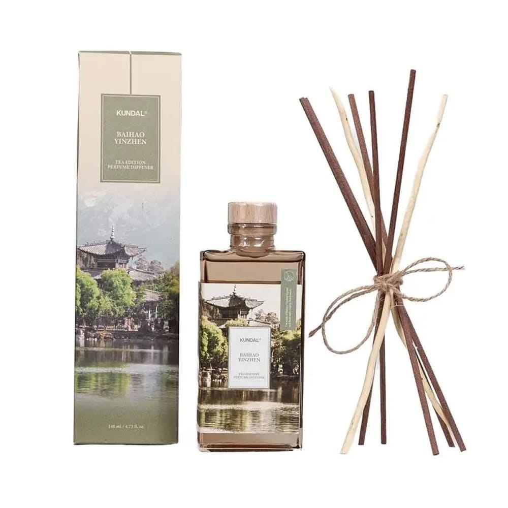 Парфюм для дома в диффузоре Kundal Baihao Yinzhen Tea Edition Perfume Diffuser, 140 мл