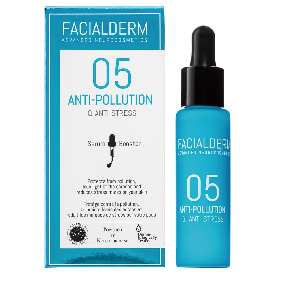 Сыворотка-бустер для лица очищающая, антистресс 05 Anti-Pollution & Anti-Stress Serum Booster, 30 мл