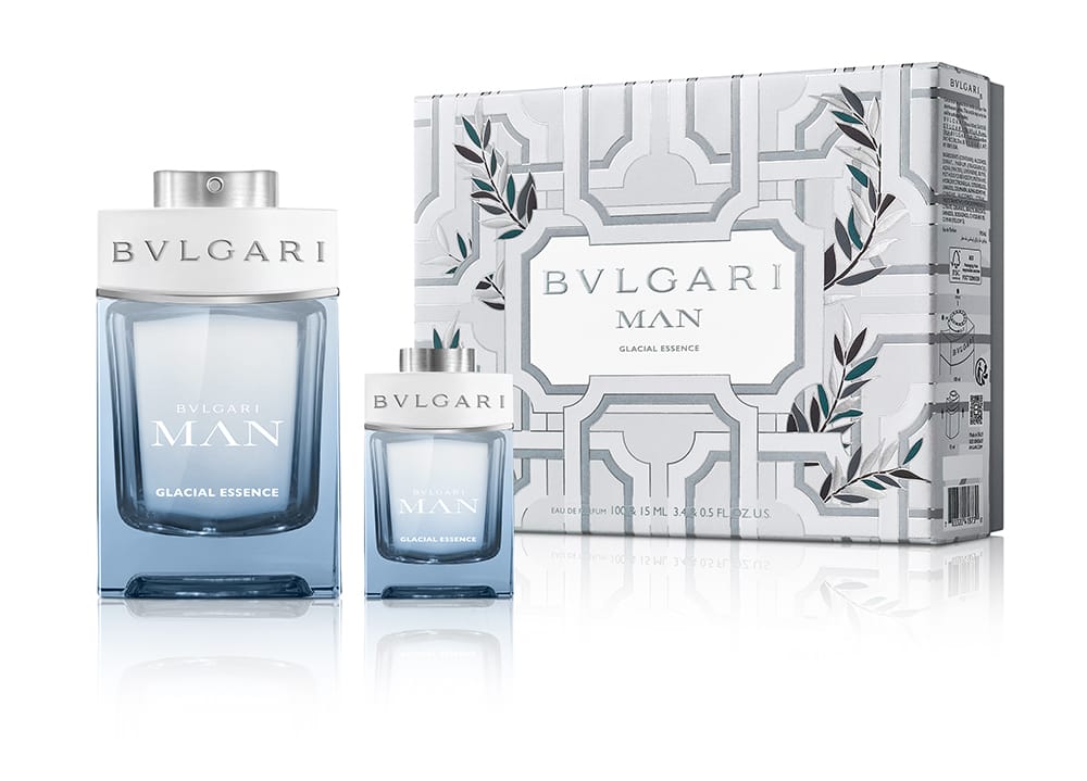 Набор парфюмерный Bvlgari Man Glacial Essence (Парфюмерная вода, 100 мл+Парфюмерная вода, 15 мл)