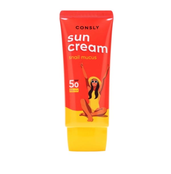 Солнцезащитный крем с муцином улитки SPF 50+/PA+++ для комбинированной и жирной кожи, 50мл