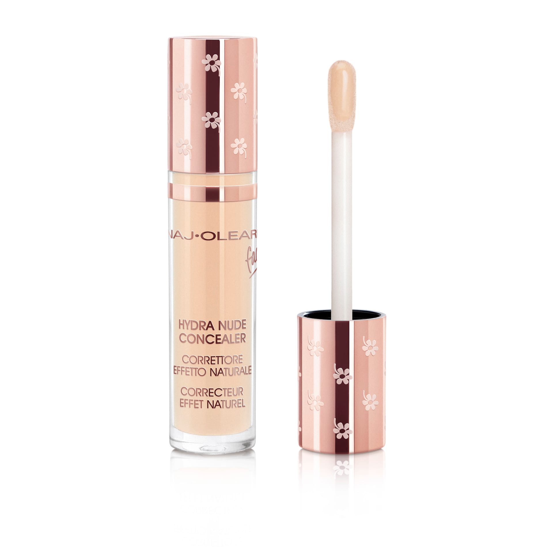 Жидкий консилер с естественным покрытием NAJ-OLEARI HYDRA NUDE CONCEALER