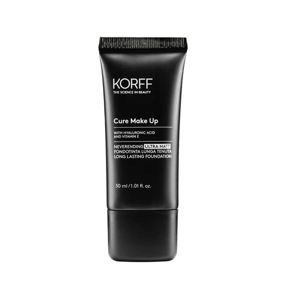 Тональная основа матирующая стойкая Spf 30 Cure Make Up Neverending Ultra Matt Long Lasting Foundation