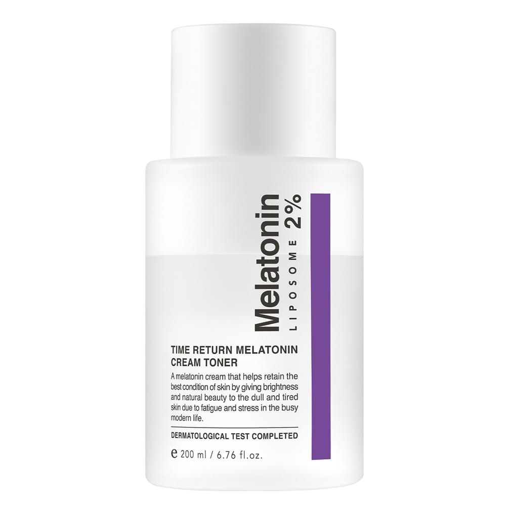 Time Return Melatonin Cream Toner Крем-тонер для лица с мелатонином 200 мл