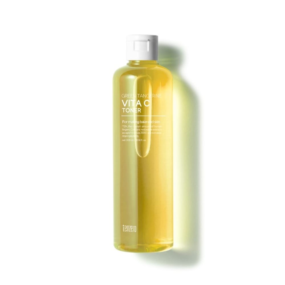 Освежающий, увлажняющий тонер для сияния кожи лица Tenzero Green Tangerine Vita C Toner, 300 мл