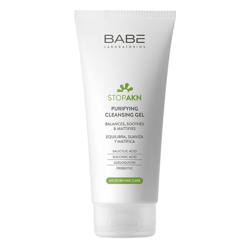 Очищающий гель для жирной и проблемной кожи лица Stop Akn Purifing Cleansing Gel, 200 мл