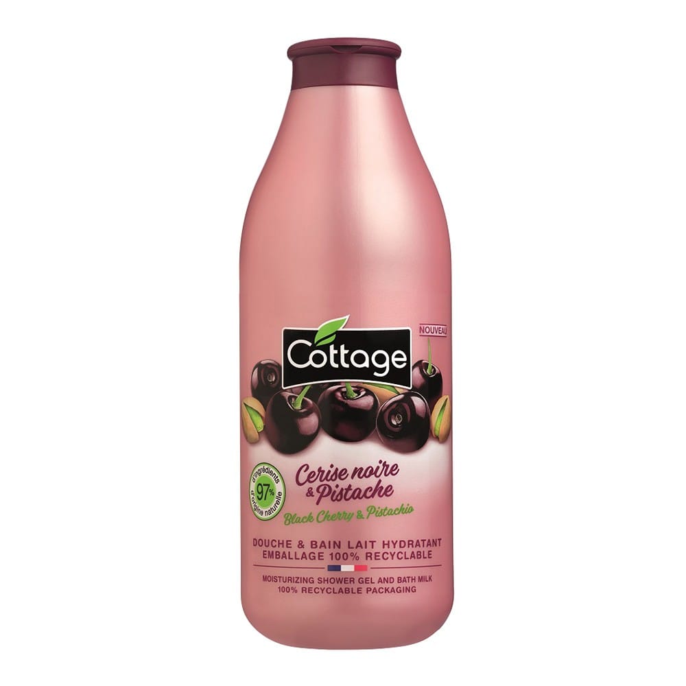 Гель для душа и ванны увлажняющий Black Cherry & Pistachio/Moisturizing Shower Gel and Bath Milk, 750 мл